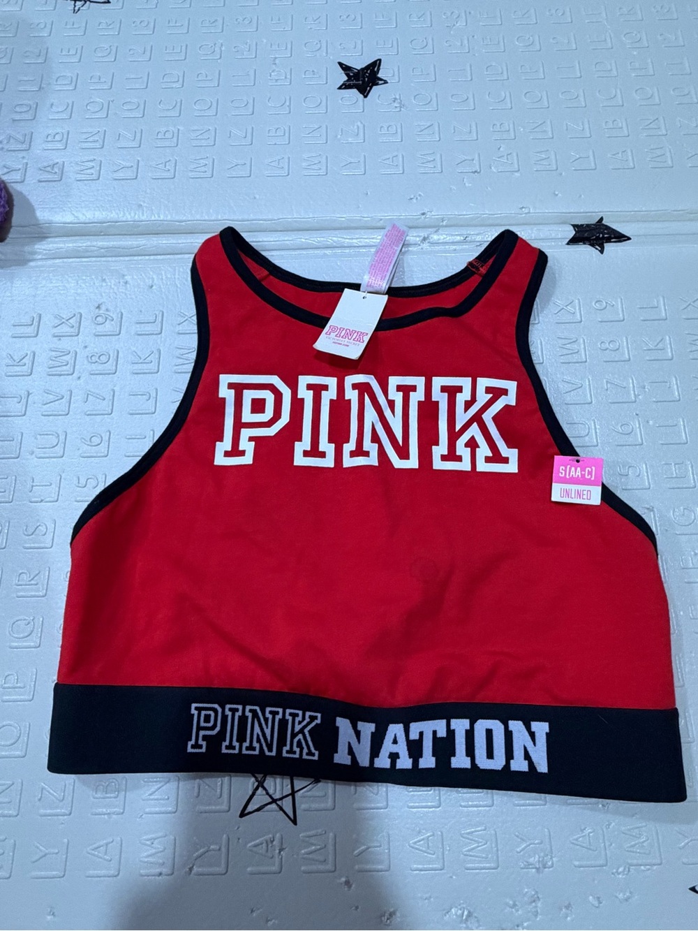 Pink VS sport bra small